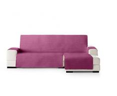 Eysa Oslo Housse, Microfiber, C/2 Fuchsia-Gris, Chaise Longue 290 cm. AdaptÃ© aux canapÃ©s de 300 Ã 350 cm