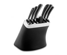 Robert Welch SIGBK2097V/8 Bloc de Couteaux, Acier Inoxydable, Noir,