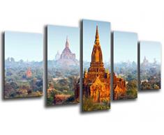 Tableau Moderne Photographique, Impression sur bois, Bouddha, Bouddha, Relaxation, Zen, Méditation, Relaxation, 165 x 62 cm, ref. 26053