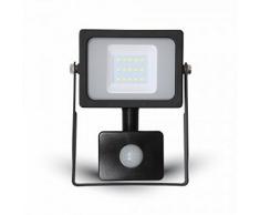 V-TAC VT-4911 Projecteur LED Noir 10 W LED Noir brillant 4000 K