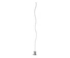 WOFI 3194.01.01.6100 Lampadaire, MÃ©tal, Integriert, 11.5 W, Silber, H: 105,5 cm x B x L: 9 cm