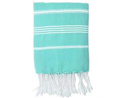 Moorish Idol - Fouta Classique- 100cm x 200cm- Vert Turquoise