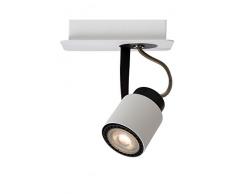 Lucide DICA LED - Spot Plafond - LED Dim. - GU10 - 1x5W 3000K - Blanc