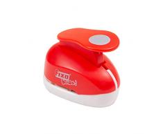 Fixo Perforatrice en forme de cercle 2,5 cm Rouge moyen