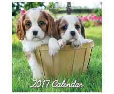 Robert Frederick 2017 Grand Calendrier carré Kimberlin Chiens, en Plastique, Couleurs Assorties