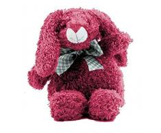 Kalidou 770692 Peluche Lapin Noeud Polyester Rose 23 cm