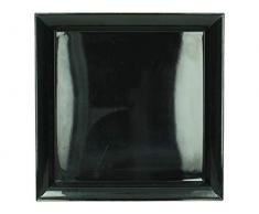 J. Kersten BV Assiette en Plastique Noir 20 x 20 x 2 cm