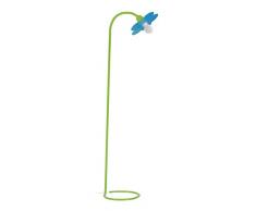 Tosel 95388 Lampadaire 1 LumiÃ¨re, Acier, E14, 40 W, Bleu, 25 x 155 cm