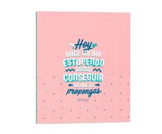 Mr Wonderful Classeur à Anneaux Multicolore Taille Unique