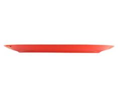 H&H Denver Plat Rond, Stone Ware, Rouge, 32,5Â x 32,5Â x 2.5Â cm