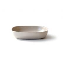 Ekobo 08538 Assiette Creuse Assiette à pâtes, 21 x 21 cm, 1 Stone