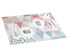 STOR PLANET Tapis en Vinyle pour Enfant 45 cm x 75 cm Imprimé