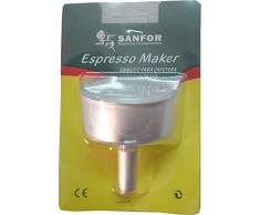 Sanfor 57019 Entonnoir pour machine à café en aluminium