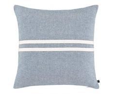 Marc OPolo Mehla Coussin, 100% Coton, Blue, 50 cm x 50 cm