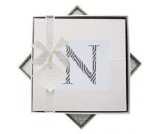 White Cotton Cards Alphabetics Initiale N Album Photo, Multicolore, Medium