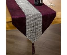 Just Contempo Diamante Chemin de Table, 33 x 182,9 cm â Violet