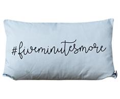 Kenay Home Teen 5Â Coussin de Chaise, Coton, Bleu, 50Â x 30Â x 20Â cm