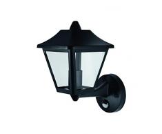 LEDVANCE Endura Classic Tradition Up + Détecteur de Mouvement | Applique Extérieure | Aluminium Noir | Culot E27 | Etanche IP44
