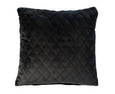 Gözze, avec Picots Structure Coussin Déco 50 x 50 cm, Polyester, Anthracite, 50 x 50 x 10 cm