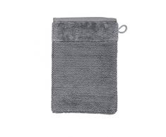 MÃVE Bamboo Luxe Gant de Toilette 15 x 20 cm, FabriquÃ© en Allemagne, 60% coton / 40% viscose en pulpe de bambou, Stone (Gris)