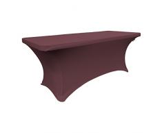 La Nappe en Spandex pour Un Rouleau Table rectangulaire, Aubergine, 226 x 63 x 0.6 cm