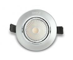 Opple 140044080 LED Spot, Plastique, Aluminium brossÃ©
