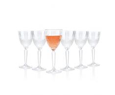 RCR Verres de vin Rouge Brillante 26966020006, 230 ML, Lot de 6
