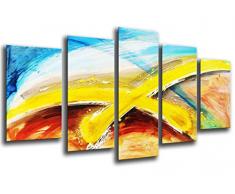 Tableau Moderne Photographique, Impression sur bois, Image dart abstrait, 165 x 62 cm, ref. 26151