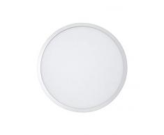 LEDVANCE PLANON ROUND Dalle LED Montage en Surface | Applique / Plafonnier | Blanc | Diamètre 60cm | 48 Watts - 3700 Lumens | Blanc Chaud 3000K