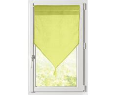 Lovely Casa RA21697009 MONNA Paire de brise bise Polyester Tilleul 90 x 60