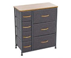 Dcasa Commode Ã 7 tiroirs pour dÃ©coration de Festival, Articles pour la Maison, Unisexe, Adulte, Couleur Unique