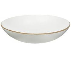 Une domo Pv-liv-1250Â Point-Virgule Plateau rond Ã 32Â cm H 7.5Â cm, Multiplex, Blanc