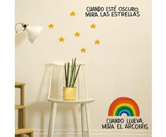 Chispum VIHOG085L - Sticker décoratif, 58 x 70 cm, Design Quand il Fait Nuit Admire Les étoiles