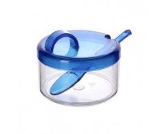 Tatay 1170915 Sunset Sucrier Plastique Transparent/Marine 14 x 10,5 x 9 cm