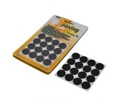 Sourcingmap Mousse Protection Ã Personne Mobilier Coussin Rond Noir Tapis 19mm DiamÃ¨tre 48 pcs
