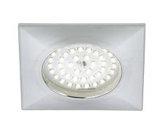 Briloner Leuchten 7207-019 Encastrable LED, plafonnier, spots Plastique, 10.5 W, Aluminium, D: D: 100 mm