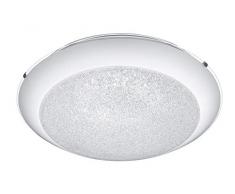 Trio Leuchten 656311800 Plafonnier Verre, 20 W, WeiÃ