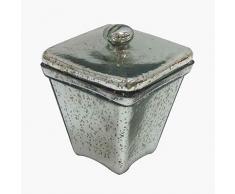 Better & Best BoÃ®te carrÃ©e en Diminution, Miroir, Dimensions 14,5 x 14,5 x 16,5 cm, matÃ©riau : Verre, Taille Unique