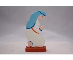 Les Jouets du Queyras - Santon de Noël en bois pour crèche - Marie