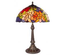 Ivintage plus Guell bureau, bleu et rouge, 40Â x 40Â x 58Â cm