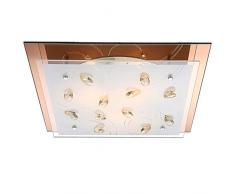 Globo 40412-3 Ayana Plafonnier Cristal K5 Chrome mat/nickel