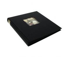 Goldbuch Album Photo avec Découpe, Bella Vista, 30 X 31 Cm, 60 Côtés Noirs avec Diviseurs Glassine, Lin, Noir, 27977
