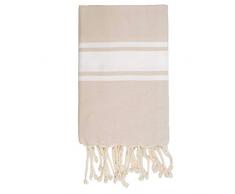 Moorish Idol - Fouta Traditionelle Unie- 100cm x 200cm- Sable