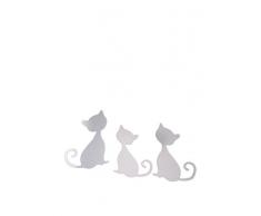 SuperStudio LO+DEMODA Autocollant en Vinyle pour Miroir Motif Cats PVC Multicolore 3,5 x 40 x 60 cm