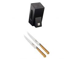 Sabatier - Set de Couteaux : Bloc Couteau Universel + 2 Couteaux Ã Steack