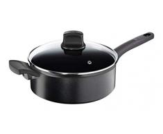 Tefal G10733 Tough Sauteuse Aluminium Noir