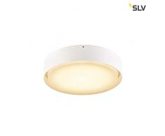 SLV LIPA CL, IP54 Plafonnier LED dextérieur en aluminium Blanc 3000/4000 K 24 W