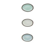 Villa dEste Home Tivoli 2193730 MEDITERRANEO Lot de 6 assiettes Ã dessert en grÃ¨s