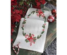 Anchor 3530 Candy Chemin de Table Motif NoÃ«l, Multicolore, Un