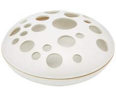 Chive Grand Vase en Verre avec Perles Vert Menthe